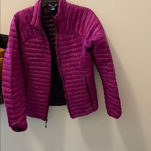 Eddie Bauer pink down jacket